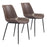 Zuo Modern Byron Dining Chair Set of 2, Brown - 101777