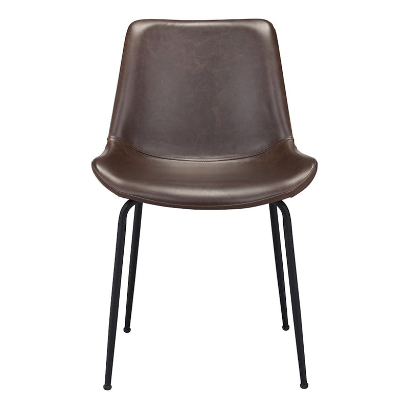 Zuo Modern Byron Dining Chair Set of 2, Brown