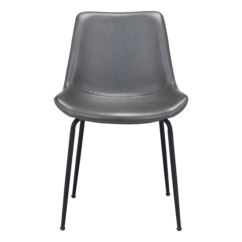 Zuo Modern Byron Dining Chair Set of 2, Gray