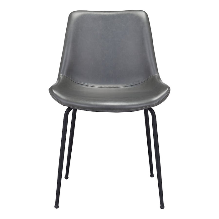 Zuo Modern Byron Dining Chair Set of 2, Gray