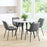 Zuo Modern Byron Dining Chair Set of 2, Gray