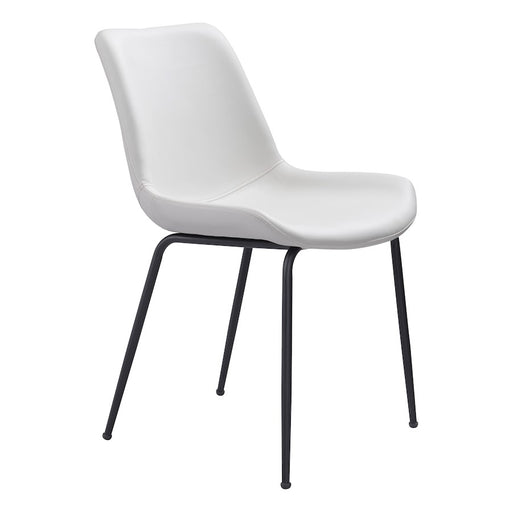 Zuo Modern Byron Dining Chair Set of 2, White