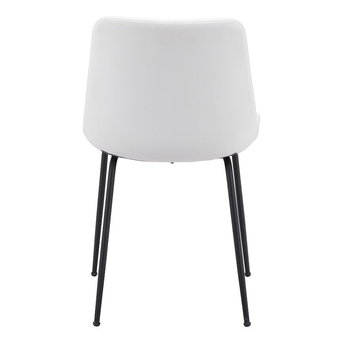 Zuo Modern Byron Dining Chair Set of 2, White