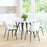 Zuo Modern Byron Dining Chair Set of 2, White