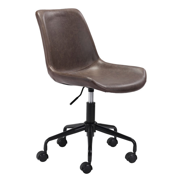 Zuo Modern Byron Office Chair, Brown