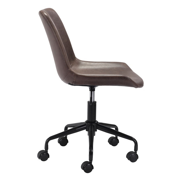 Zuo Modern Byron Office Chair, Brown