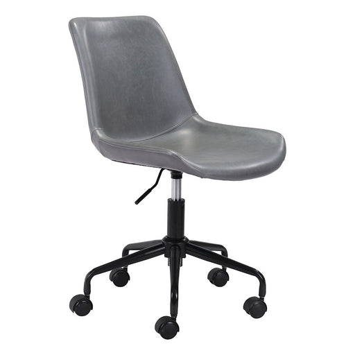 Zuo Modern Byron Office Chair, Gray