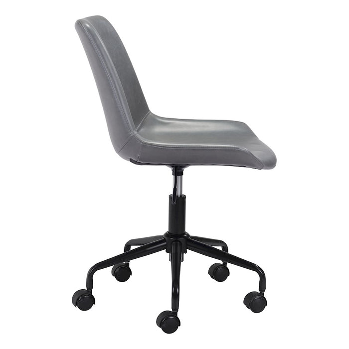 Zuo Modern Byron Office Chair, Gray