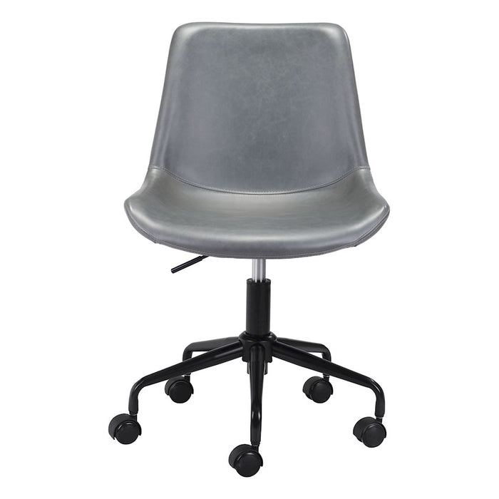 Zuo Modern Byron Office Chair, Gray