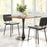 Zuo Modern Molly Dining Table, Brown
