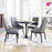 Zuo Modern Molly Dining Table, Black
