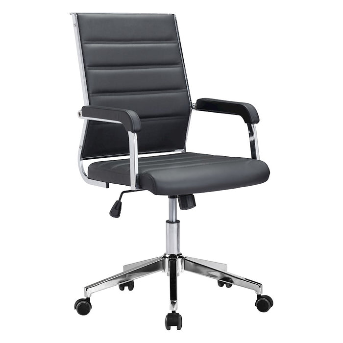 Zuo Modern Liderato Office Chair, Black