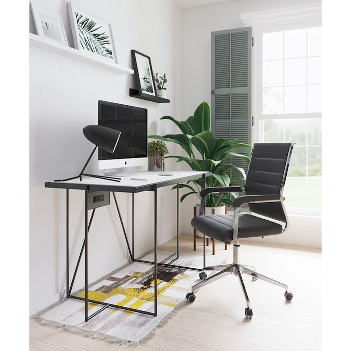 Zuo Modern Liderato Office Chair, Black