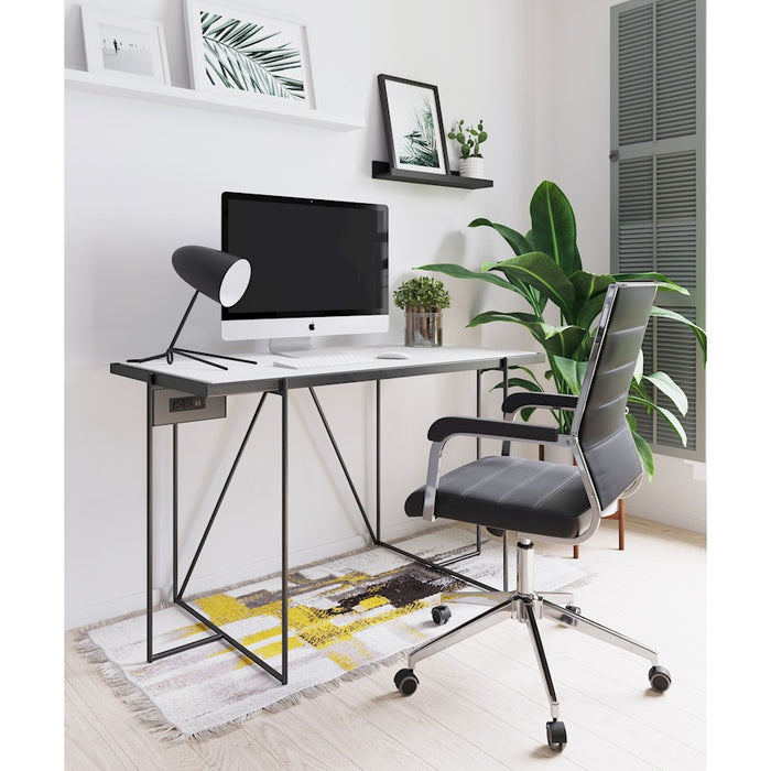Zuo Modern Liderato Office Chair, Black