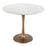 Zuo Modern Fullerton Dining Table, White/Gold - 101842