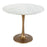 Zuo Modern Fullerton Dining Table, White/Gold