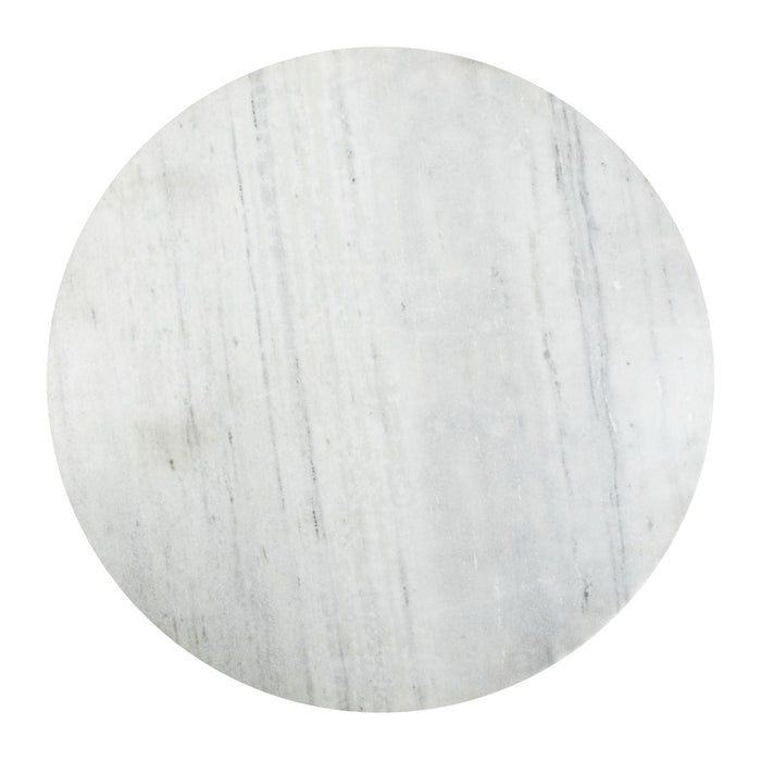 Zuo Modern Fullerton Dining Table, White/Gold