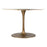 Zuo Modern Ithaca Dining Table, White/Gold