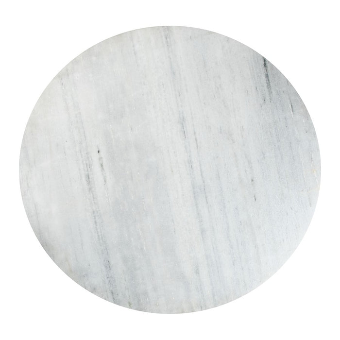 Zuo Modern Ithaca Dining Table, White/Gold