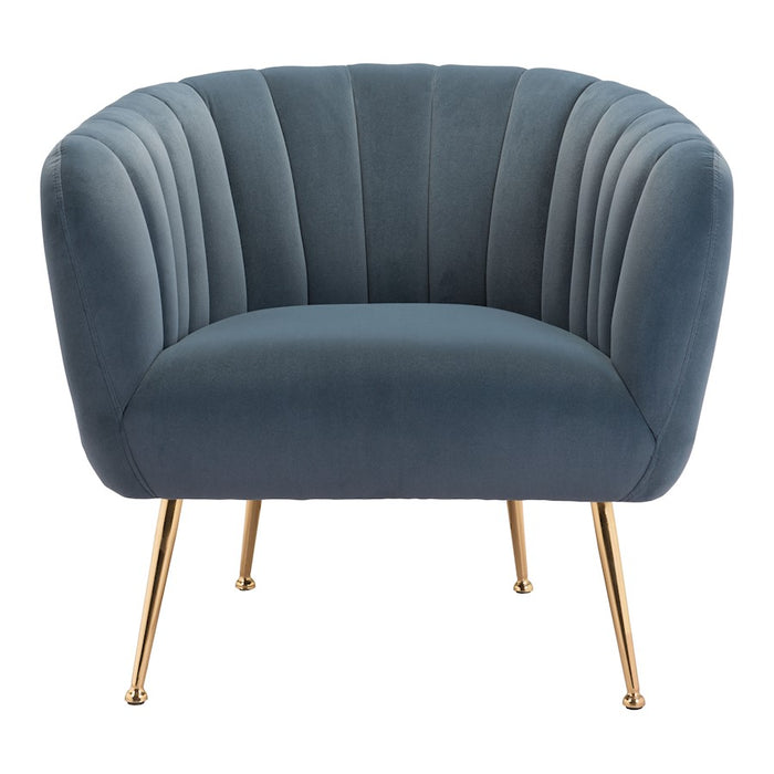 Zuo Modern Deco Accent Chair, Gray