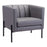 Zuo Modern Jess Accent Chair, Gray