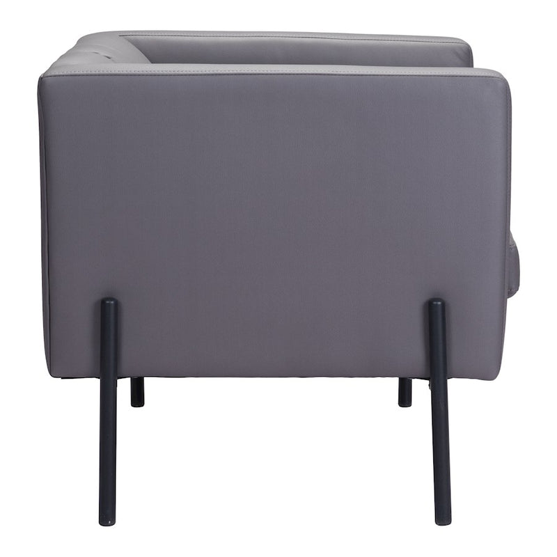 Zuo Modern Jess Accent Chair, Gray