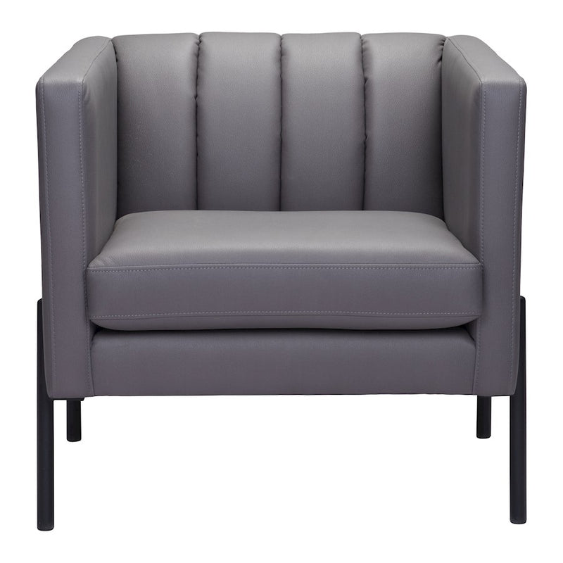 Zuo Modern Jess Accent Chair, Gray