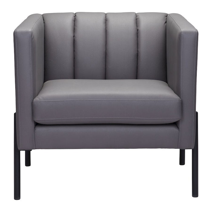 Zuo Modern Jess Accent Chair, Gray
