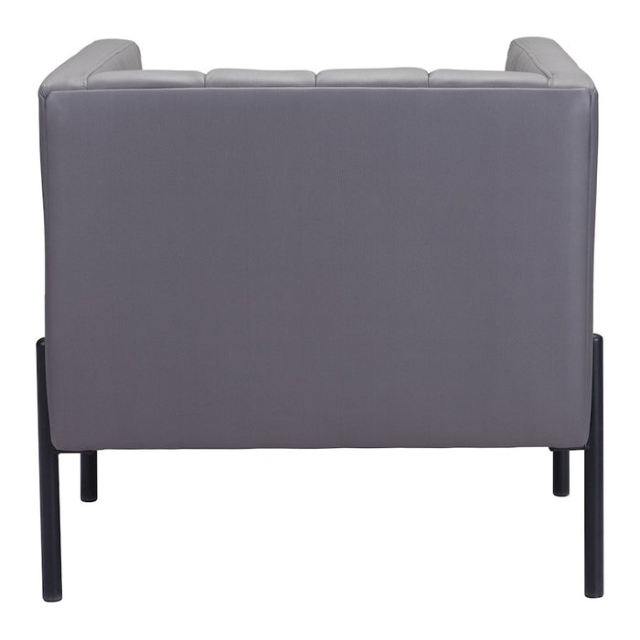 Zuo Modern Jess Accent Chair, Gray