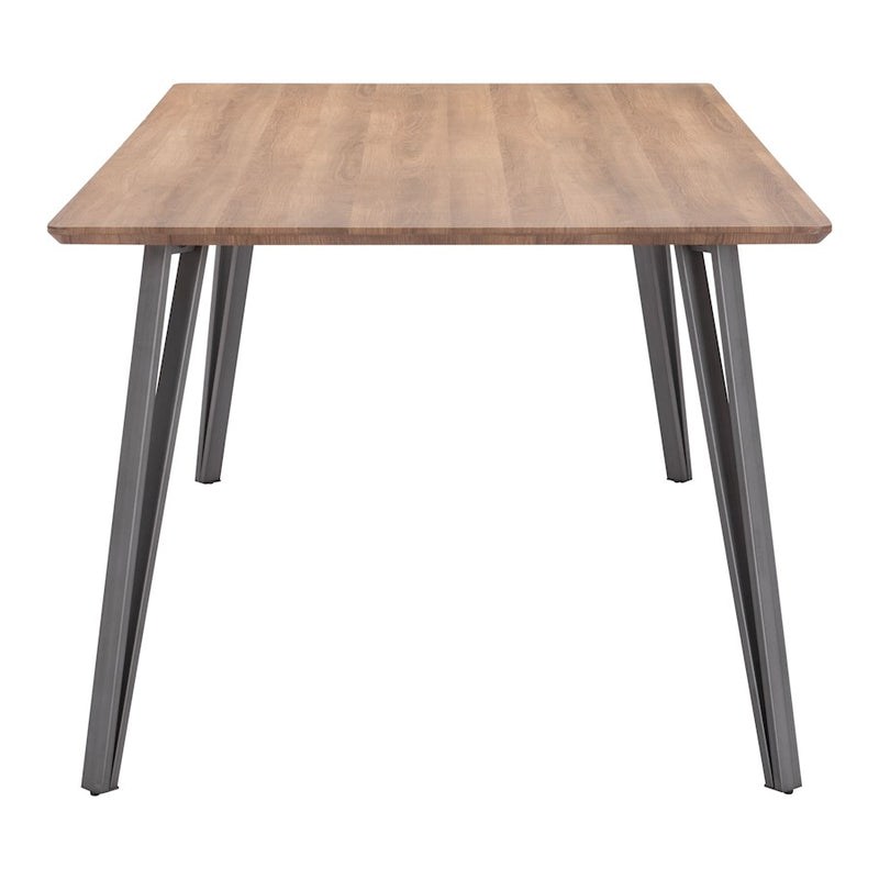 Zuo Modern Perpignan Dining Table, Brown