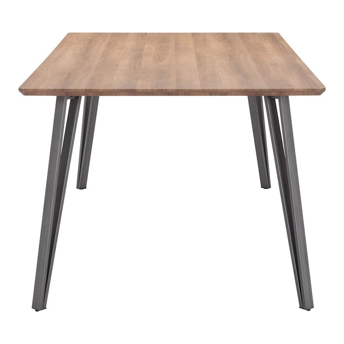 Zuo Modern Perpignan Dining Table, Brown
