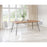 Zuo Modern Perpignan Dining Table, Brown