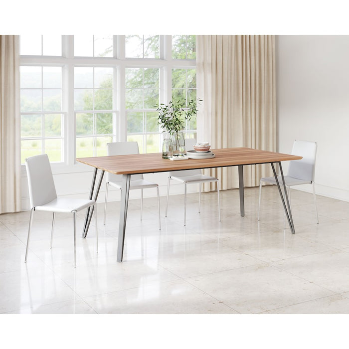 Zuo Modern Perpignan Dining Table, Brown