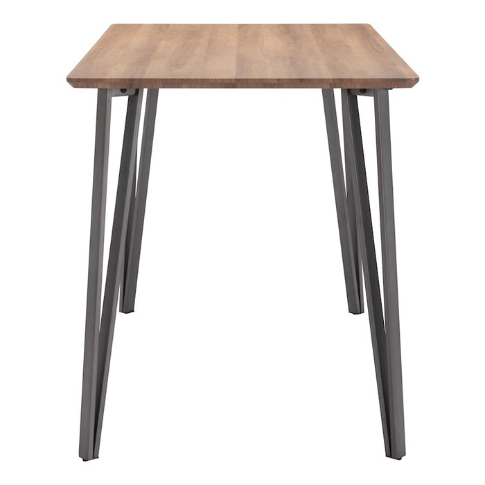 Zuo Modern Doubs Counter Table, Brown