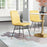 Zuo Modern Var Dining Chair Set of 2, Yellow