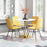 Zuo Modern Var Dining Chair Set of 2, Yellow