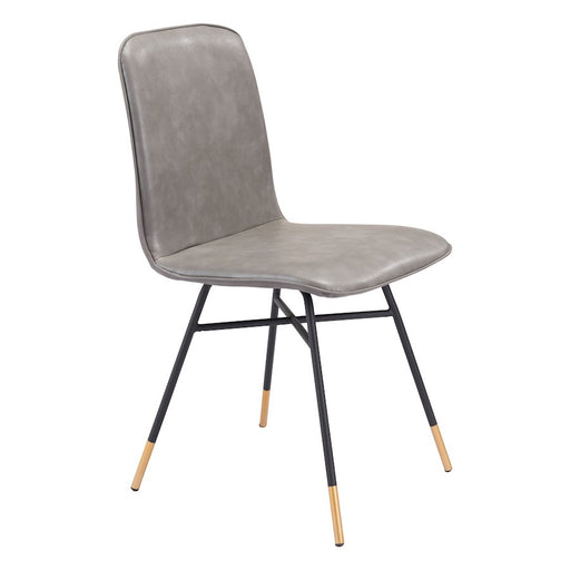 Zuo Modern Var Dining Chair Set of 2, Gray