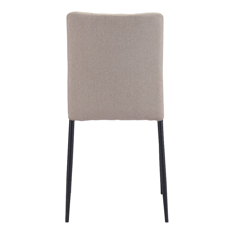 Zuo Modern Harve Dining Chair Set of 2, Beige