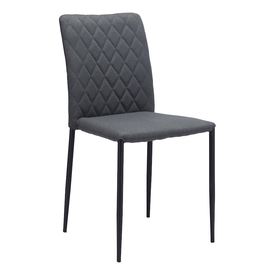 Zuo Modern Harve Dining Chair Set of 2, Gray - 101901