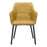 Zuo Modern Loiret Dining Chair Set of 2, Yellow