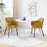 Zuo Modern Loiret Dining Chair Set of 2, Yellow