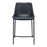 Zuo Modern Magnus BarStool Set of 2, Black
