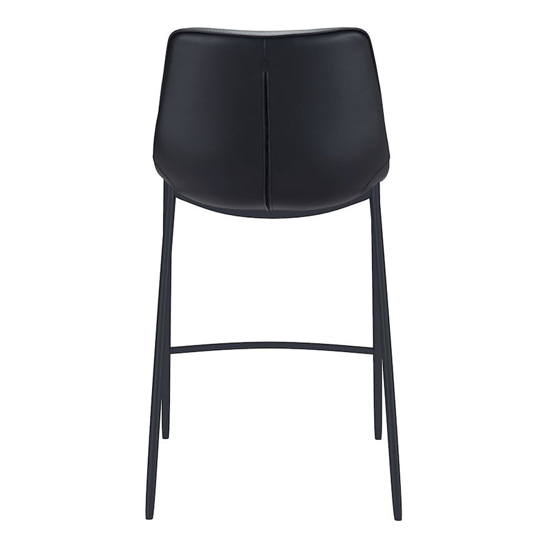 Zuo Modern Magnus BarStool Set of 2, Black