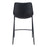 Zuo Modern Magnus BarStool Set of 2, Black