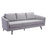 Zuo Modern Divinity Sofa, Gray