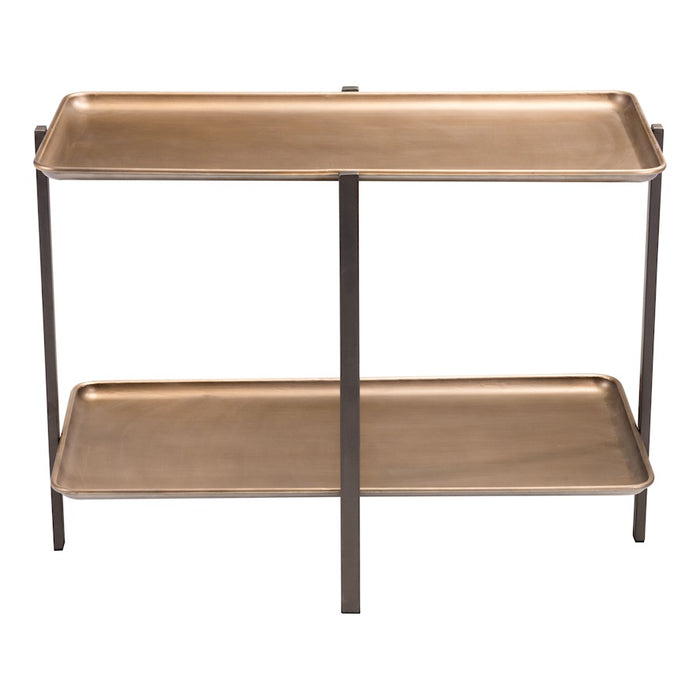 Zuo Modern Benjamin Coffee Table, Brass