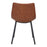Zuo Modern Daniel Dining Chair Set of 2, Vintage Brown