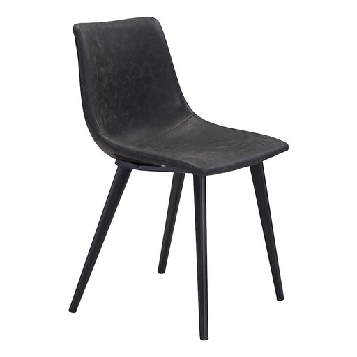 Zuo Modern Daniel Dining Chair Set of 2, Vintage Black