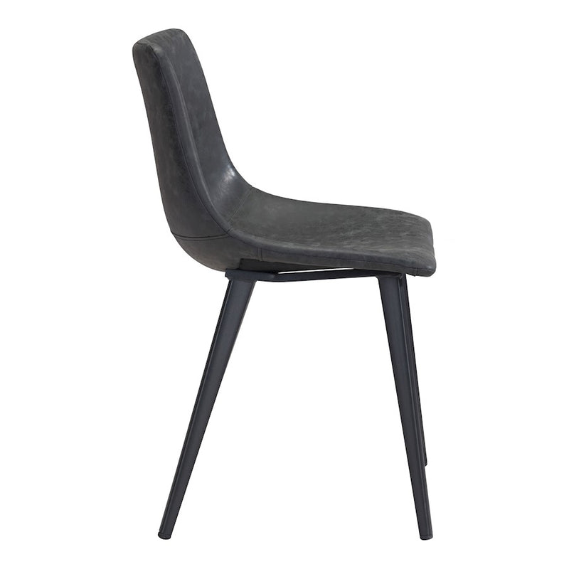 Zuo Modern Daniel Dining Chair Set of 2, Vintage Black