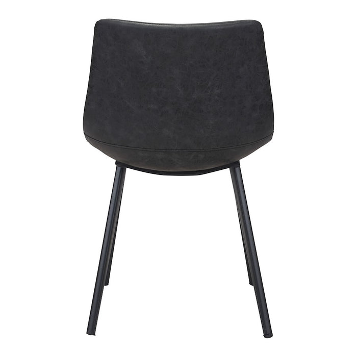 Zuo Modern Daniel Dining Chair Set of 2, Vintage Black
